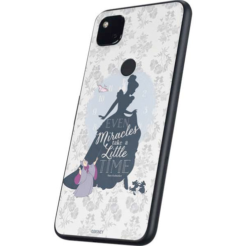 Disney Cinderella Miracles Take Time Silhouette Google Pixel 4a Skin